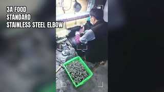 KHUỶU TAY THÉP KHÔNG GỈ 3A TIÊU CHUẨN THỰC PHẨM