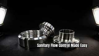 Van bướm kẹp vệ sinh cho dược phẩm thực phẩm