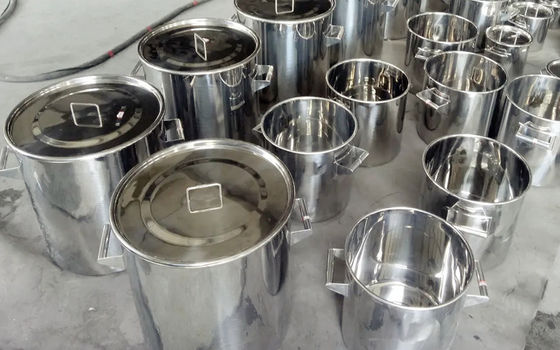 Giá tốt 316L Stainless Steel Milking Machine Bucket Drum 5L Capacity Mirror Polish trực tuyến