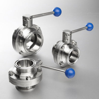 Giá tốt Sanitary Ss Butterfly Valve, 316l Clamped Weld DIN Butterfly Valve trực tuyến