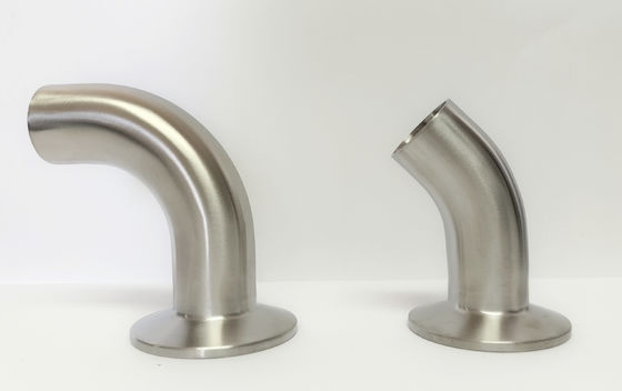 Giá tốt Sanitary Stainless Steel 90 Degree Elbow , Butt Weld Stainless Steel Ferrule Clamp trực tuyến