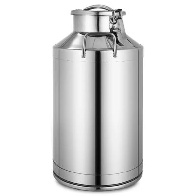 Giá tốt lid type Stainless Steel Milk Container , OEM  Ss Milk Can 50L trực tuyến
