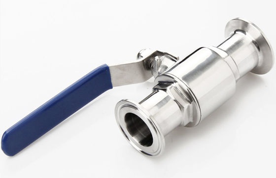 Giá tốt S/S 304 /316 Manual Tri Clamp Ball Valve , SS304  Two Way Stainless Steel Ball Valve trực tuyến