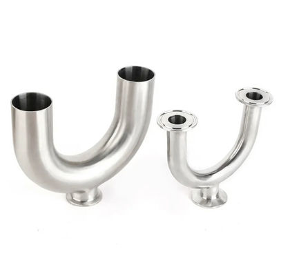 Giá tốt Clamped Stainless Steel U Pipe , Mirror Polished SS304 Stainless Steel Tee Fittings trực tuyến