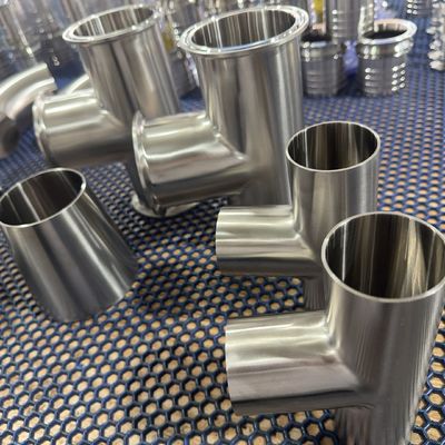 Giá tốt Sanitary Hygienic SS316L Tee Weld Food Grade Bioprocessing Phramaceutical ASME BPE Fitting trực tuyến